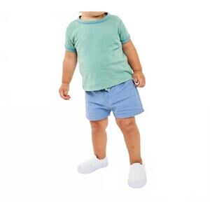 NEW OSO & ME kid's bing baby short in dusty blue